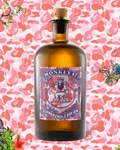 Monkey 47 x A Bathing Ape bottle on pink camouflage with jungle plants