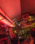Die Halbestadt bar in red light