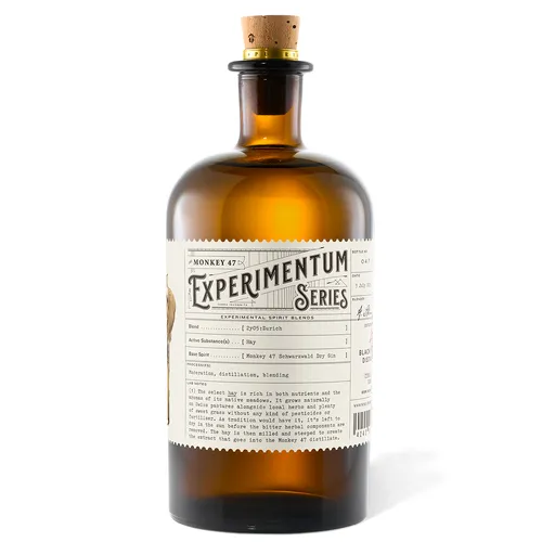 Monkey 47 Experimentum Series Edition 5 bottle with Experimentum label