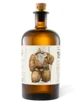 Monkey 47 Experimentum Series Edition 5 bottle with a fur-clad figure illustration