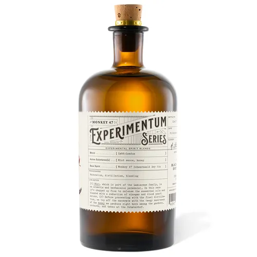 Monkey 47 Experimentum Series 2y06 bottle with Experimentum label