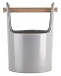 Monkey 47 Cooler, a grey ceramic ice bucket with a wooden handle
