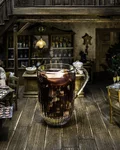 Black Forest Punsch in a glass jug