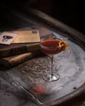 Hanky Panky cocktail with an orange twist