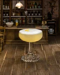 Monkey Mind cocktail with a foamy top