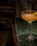Red Lion cocktail with an orange twist