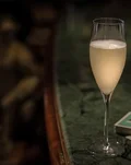 The French 75 in a champagne flute