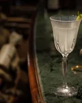 The Gimlet in a stemmed glass
