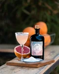 The Salty Monkey with a salted rim next to Monkey 47 Distiller's Cut