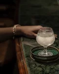 White Lady cocktail over ice